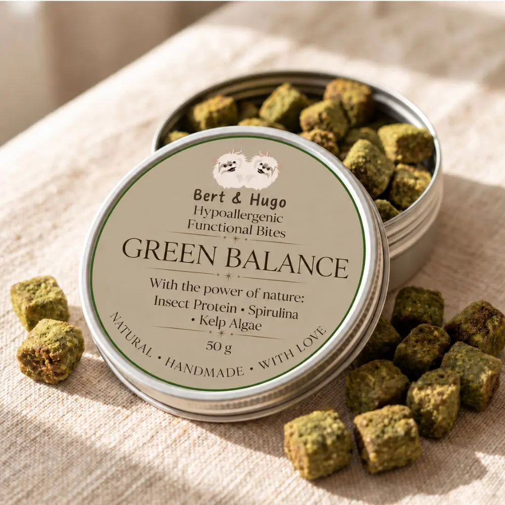 Green Balance hypoallergenic functional bites 50 g tin [EN]