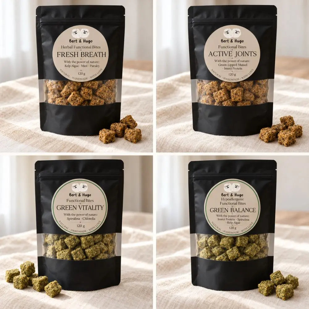 Large complete collection of functional bites 4 x 120 g pouches [EN]