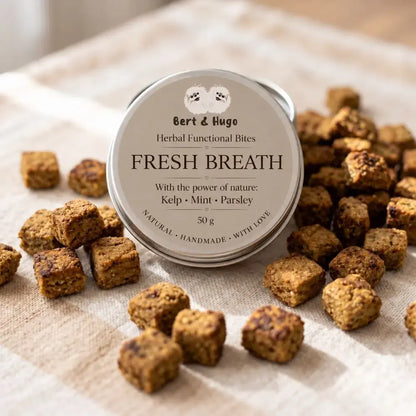 Fresh Breath herbal bites 50 g tin [EN]